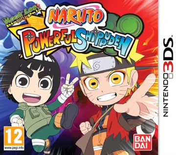 Naruto Powerful Shippuden(USA) box cover front